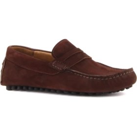 Resim Sail Laker's - Kahverengi Nubuk Erkek Loafer Ayakkabı 101-6055-11169 