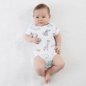 Resim Owli Bebek Body Kısa Kol Zoo Zoo 