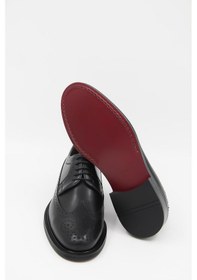 Resim Danacı Gazumalı Çift Kat Kösele 906 Erkek Klasik Ayakkabı - Siyah Siyah 