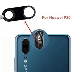 Resim Huawei P20 Arka Kamera Camı (Çıtasız Sadece Cam) 