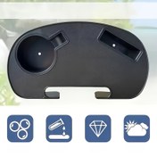 Resim Telefon Yuvası Bulunan Dış Mekan Katlanır Sandalye Bardak Tutucu - Dayanıklı Plastik Altlık & Mobil Cep, Kamp, Plaj, Bahçe Şezlongu Güvenlik Kelepçesi Siyah, Bahçeler İçin Temel, Katlanabilir Tasarım, Sağlam Yapı, 4 Mevsim Hediyesi Olarak Uygun 