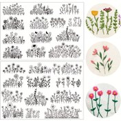 Resim Tek sette toplamda 25 adet bulunur; çiçek desenleri için yapıştırma ve dikiş ile nakış kağıdı kullanımı için uygun su çözünebilir stabilizatör. Yırtılabilir desenler ve kendinden yapışkanlı özelliğe sahiptir, bu da el dikimi meraklıları için idealdir. Yıkanabilir bir nakış stabilizatörüdür, ölçüsü 29.72 cm x 20.98 cm'dir 