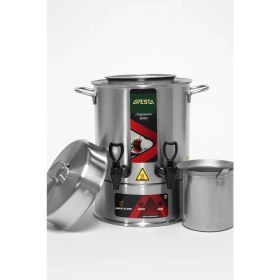 Resim Avesta 160 Bardak Sultan Çay Otomatı Semaver Inoks Paslanmaz Çelik 16 Lt 