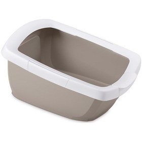 Resim Imac Funny Kedi Tuvaleti Flzdgnkr - 66 Bej/beyaz 65x47,5x33cm 