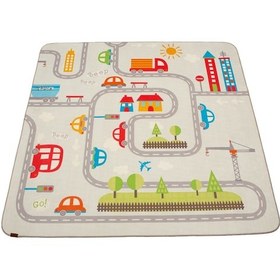 Resim Road Oyun Matı Bebek ve Çocuk Halısı 150x150 CM 
