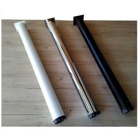 Resim Demontepark 4 Adet- Metal Boru Ayak- Masa Ayağı-72,5Cm-Ayarlanabilir 