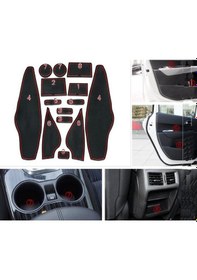 Resim Peugeot 3008 Araç Içi Silikon Kaymaz Ped Kaplama Seti 