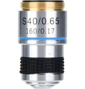 Resim Yifomall 40x Akromatik Mikroskop Objektifi - Yüksek Kontrastlı Biyolojik İnceleme İçin Bakır Kaplamalı Lens 