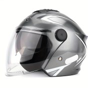 Resim 1 Motosiklet, Trendy Motosiklet 3/4 Erkekler ve Kadınlar İçin, ABS Malzeme Güvenliği Tüm Mevsimlerde Mevcuttur, En İyi Hediye Babalar, Anneler, Erkek Arkadaşlar, Kız Arkadaşlar İçin! 
