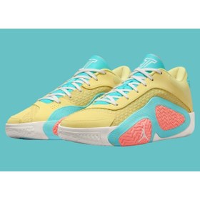 Resim Nike NİKE AİR Jordan Tatum 2 "Lemonade" Erkek Basketbol Ayakkabısı-FJ6457-700 