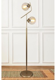 Resim Lugo 2 Li Eskitme Lambader Bal Camlı Modern , Oturma Odası ,yatak Odası , Salon Lambader Çok Renkli 