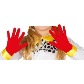 Resim Çocuk Kırmızı & Bando & Pandomim & Gösteri & Merasim Eldiveni 