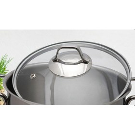 Resim Gülsan Mega Inox Derin Çelik Tencere 24 CM 