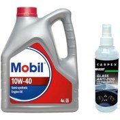 Resim Mobil 10W-40 Motor Yağı 4 L + Carpex Cam Buğu Önleyici 
