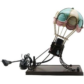 Resim Metal Balon Abajur Dekoratif Aydınlatma Çok Renkli 