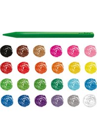 Resim Carioca Plastello SuperResistente Pastel Boya 24'lü 