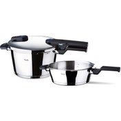 Resim Fissler Mavi Vitaquick Düdüklü Tencere Set 8+4 l 
