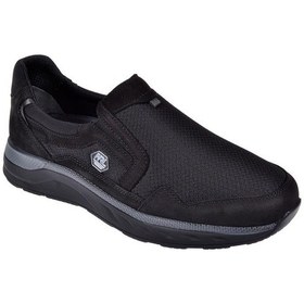 Resim Forelli Comfort Üzeri File Erkek Spor Ayakkabı For-46005 Siyah-siyah Siyah 