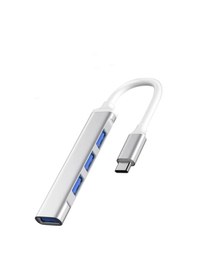 Resim Type C 4 Port Usb 3.0 Çoklayıcı Notebook Ve Telefonlar Için 