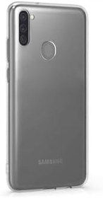 Resim Samsung Galaxy M11 Kılıf İle Uyumlu Darbeye Dayanıklı 2 0 Mm İnce Şeffaf Silikon Kapak,Şeffaf 