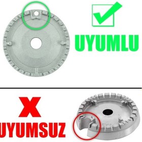 Resim Arçelik Uyumlu 4'lü Ocak Bek Tablası Takımı 