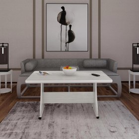 Resim ELİUSTA TEKERLEKLİ YEMEK MASASI 