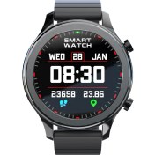 Resim 2xudc Time.02 Lokmat Zaman Moda Siyah Evren Akıllı Saat Fütüristik Dokunmatik Ekran Çoklu Spor Modu Sağlık Monitörü Spor Saat (Yurt Dışından) 