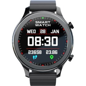 Resim 2xudc Time.02 Lokmat Zaman Moda Siyah Evren Akıllı Saat Fütüristik Dokunmatik Ekran Çoklu Spor Modu Sağlık Monitörü Spor Saat (Yurt Dışından) 