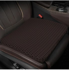 Resim Dashanshop Araç Hafızalı Sünger Yastık Kare Izgara Nefes Alabilir A-brown İç Tasarım Aksesuar 