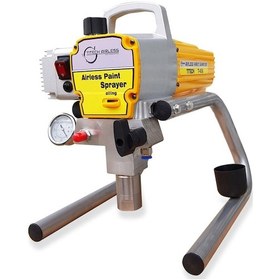 Resim T-450 Elektrikli Airless Boya Makinası Kartsız Sarı 