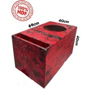 Resim 30 cm Spl L Port Profesyonel Bas Kabini Mdf Deprem Etkili 