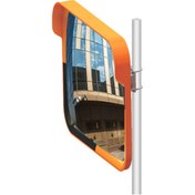 Resim İlgi Trafik Trafik Aynası Ankara Bombeli Güvenlik Aynası Akrilik Otopark Aynası 40x60 cm ve 2.5m Ayna Direği 122 