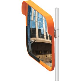 Resim İlgi Trafik Trafik Aynası Ankara Bombeli Güvenlik Aynası Akrilik Otopark Aynası 40x60 cm ve 2.5m Ayna Direği 122 