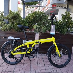 Resim TERN LİNK B8 DİSK KATLANIR BİSİKLET 20 JANT 8 VİTES SARI 