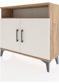 Resim Arges Şifonyer 2 Raflı 2 Kapaklı 88x30x80 Çam-aytaşı Atlas Çam 