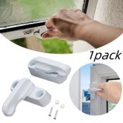Resim Bir Paket İçeren T-Şekilli Hırsızlık Kilitleri 180° Dönebilen, Düz Kapılar ve Pencereler İçin Tasarlanmış, Ev Güvenliği İçin Temel ve Kolay Kurulum. 