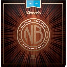 Resim Daddario NB1253 Akustik Gitar Tel Seti | Nickel Bronze, .012-.053 