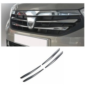 Resim Dacia Lodgy Krom Ön Panjur 2012 Üzeri 4 Prç Paslanmaz Çelik N11.4880 