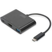 Resim Digitus Da-70855 Usb Type-c Hdmı 3 Port Adaptör 