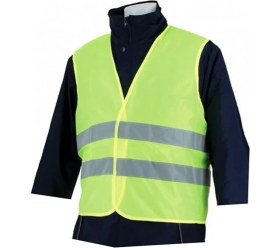 Resim Leaf Shop Fosforlu Reflektörlü Ikaz Yeleği Sarı 5 cm Reflektörlü 