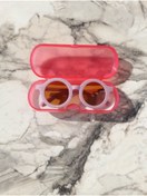 Resim STAOOM Uv 400 Korumalı Çoçuk Gözlüğü Ve Gözlük Kutusu Rose Gold 