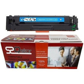 Resim Qstar Hp Cf415a W2031a Cy Uyumlu Toner Çipsiz Toner Mavi 2100 Sayfa 415a 