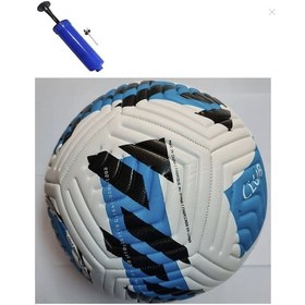Resim Keufman Lisanslı 4 Astar El Dikişli 410 Gram Soft Futbol Topu ... Açık Mavi - Beyaz 