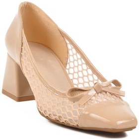 Resim Ten Rugan Tekstil Kadın Abiye Ayakkabı 250230 Z Ten 