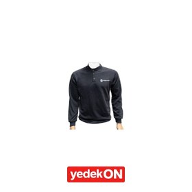 Resim Magmaweld XL Sweatshırt Koyu Gri Logolu Sweatshirt 