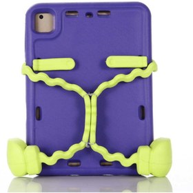 Resim Nezih Case Mor Ipad 5. Nesil Uyumlu 9.7 2017 A1822 A1823 Standlı Tablet Kılıfı ve Nano Ekran Koruyucu 