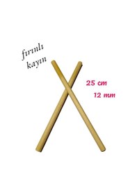 Resim Ritim Çubuğu 16 Çift 32 Adet Pürüzsüz 25 Cm 12 Mm 