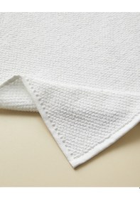 Resim English Home Sandy Stripe Pamuk Ayak Havlusu 50x70 Cm Beyaz Beyaz 