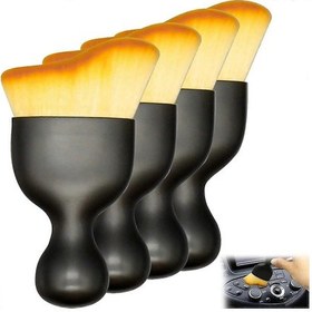 Resim 4 Adet Zabernim Araba Detaylandırma Fırçası Seti, İç Temizlik Ve Toz Alma İçin Yumuşak Kıllar Kaiyi 