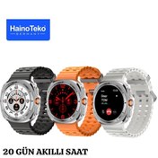 Resim HAINOTEKO Haino Teko Germany 1 Waterproof Watch 10 Serisi Amoled Ekran 3 Kordonlu Akıllı Saat SU GEÇİRMEZ 